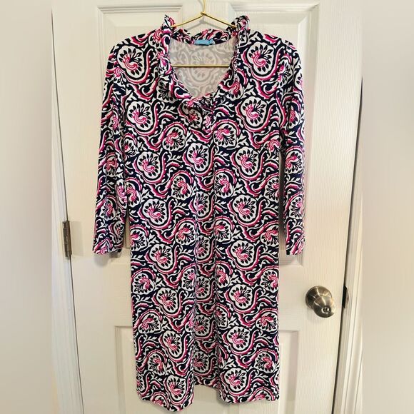 J McLaughlin Paisley Long Sleeve Dress - Picture 2 of 5